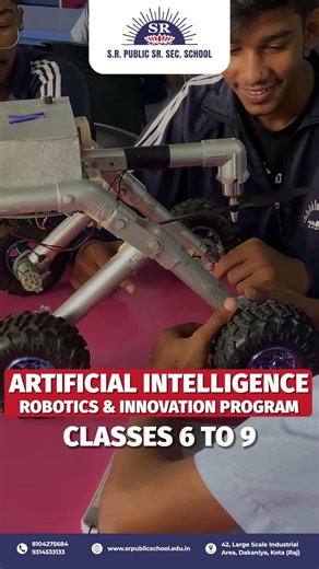 SRPS AI & Robotics Program 🤖 | Admissions Open 2026–27 🚀 Future-Ready Learning Starts Here!