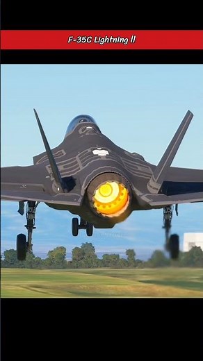 F-35C Lightning II Soars | Breathtaking Jet Takeoff in Action