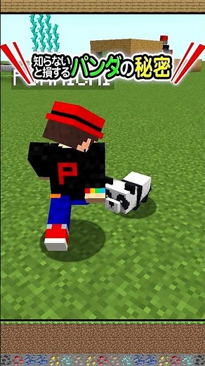 [Minecraft] Panda trivia only professionals know! The probability of getting the super rare brown...