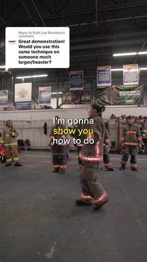 Replying to @Ruth Lee Manikins 👩🏼‍🚒 If you’re looking how the webbing is stored check out our last posted video! **There are many effective techniques and maneuvers you can use in a situation like this. Here is just one of them. Follow us on Instagram: @festi.ca #FestiFireAcademy #fireschool #fireschooltraining #FESTI #firefighter #firetraining #nfpa #ifsta #toronto #torontofire #firstresponders #becomeafirefighter #fireman #ontario #firewomen #preservicefirefighter #fireman #ontario #ff #fir