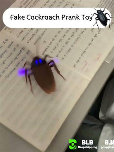 Giant Realistic Remote Control Cockroach Prank Toy | Best Funny Trick Gadget 2026 #dropshipping