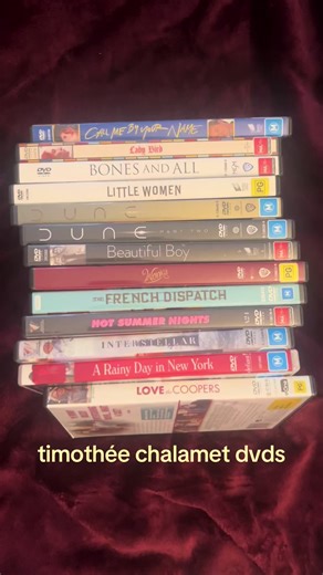 Timothée Chalamet's Must-Have DVDs: A Collector's Guide