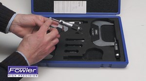 Watch A quick Overview of Fowler Economy Vernier Micrometer Set on Amazon Live