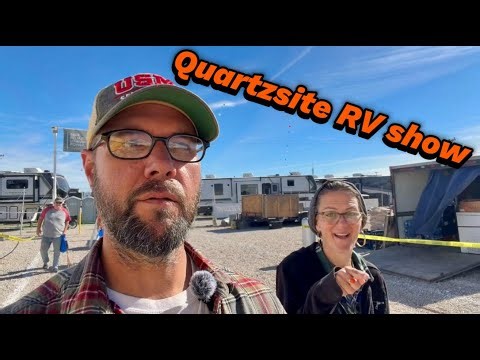 2026 Quartzsite RV Show big tent and vendors