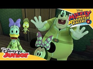 Mickey and the Roadster Racers | Pete's Haunted Halloween Party | Disney Junior Arabia