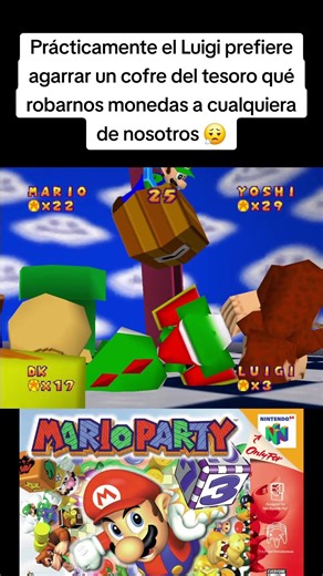 Luigi despises us all in Mario Party. #marioparty