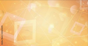 4K looping light orange video sample in rectangular, circular style. Beautiful illustration with rectangles, circles and squares. Movie for a cell phone. 4096 x 2160, 30 fps. Stock Video