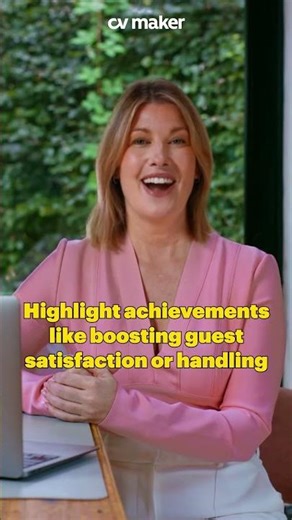 Boost Your Hospitality CV with This Pro Tip