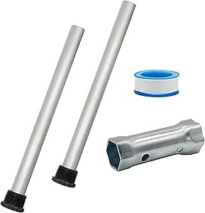 Amazon.com: Rv Water Heater Anode Rod 2 Pack Rv Hot Water Tank Aluminum Anode Rod for Suburban and Morflo - 9.25''Long & 3/4'' Thread Lasting Tank Corrosion Protection, For RV Camper and Trailer Water Heaters : Tools & Home Improvement