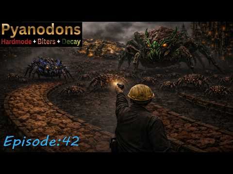 Factorio Pyanodons Hard Mode, Biters, Spoilage Ep: 42 More Vrauks!!!!!!!!!