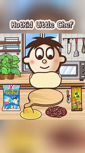 🍕I‘m the little pizza chef! (Ask Italian friends to rate me!💯）#animation #cute #cartoon #animeart #manga #anime #movie #motion #film #pizza #italiancuisine #yummy #foodie #chef #wantwant #trending #fyp #viral #旺旺 | Want Want