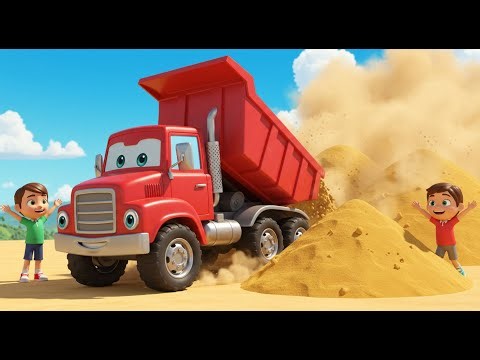 Big Trucks on the Move| Construction Vehicles Song for Kids,Excavator, Dump Truck, Bulldozer & More!