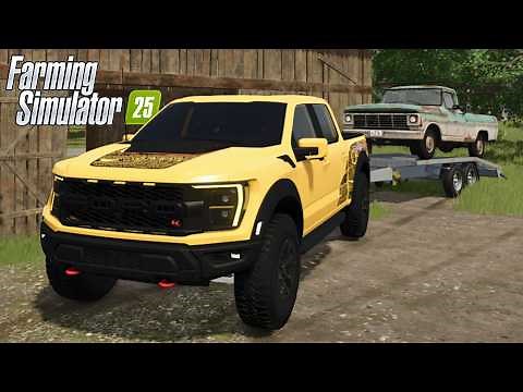 FS25 - Ford F-150 Raptor R - NEW CAR MOD for Farming Simulator 2025 ROLEPLAY FS25 GAMEPLAY