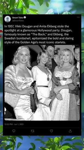 Old Hollywood Beauty at Its Peak 😳💫 #VikkiDougan #ClassicStars #Shorts