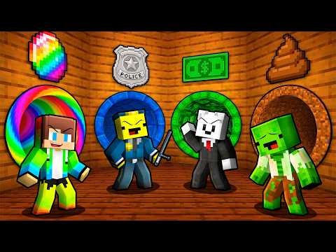 Mikey vs JJ vs Friends: EPIC TUNNEL BATTLE in Minecraft - Maizen