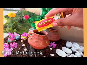 Cooking mini Maha maggi pack|| Mini foods || Subhi's khana khazana