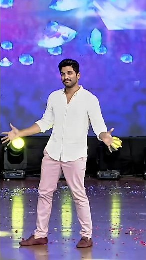 Allu Arjun Energetic⚡dance Performance🕺to Mega Victory Mass Song🥰 #Alluarjun #Megavictorymass