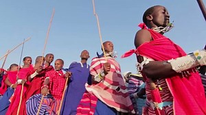 Maasai Choir, Arusha, Tanzania. Africa.