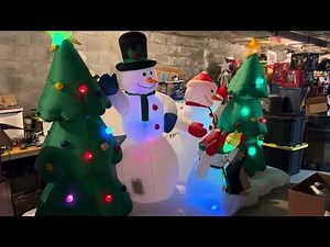 Gemmy inflatable color changing lightshow