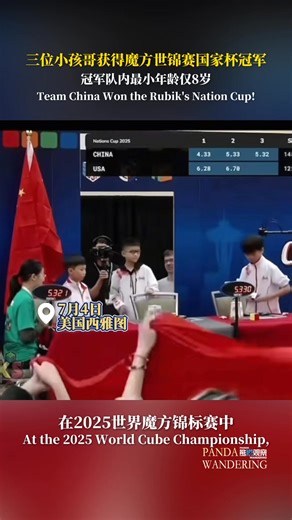 121 reactions | At the 2025 World Rubik’s Cube Championship, Team China won the Rubik’s Nation Cup! #cube #competition #rubikscube | PandaWandering | Facebook