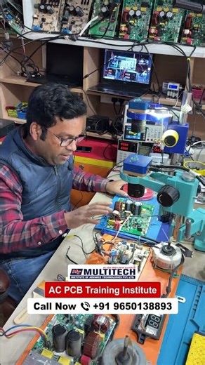 AC PCB Repairing Institute | IPM Fault Ko LED Ke 6 Signal Se Kaise Check Kare? | AC PCB Repairing