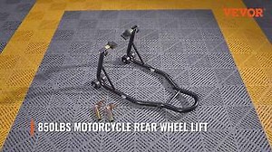 Motorcycle Front & Rear Stand Lift 850 lbs Motorbike Wheel Lift Paddock Swingarm  | eBay UK