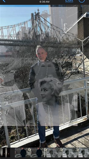 Wait for it… In Her Shoes: East 63rd Street Pedestrian Bridge New York offers seemingly countless opportunities for my “In Her 👠” tour. I visited the “Big Apple” in January this year and captured as many Marilyn Monroe sites as I could. It was a whirlwind two days! In this shot, I’m standing on the East 63rd Street Pedestrian Bridge, where Marilyn and then husband Arthur Miller were photographed by photographer Sam Shaw in 1957. Whether you’re an Arthur Miller fan or not, it’s clear that she tr