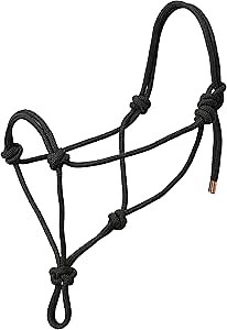 Weaver Leather Diamond Braid Rope Halter, Average Horse