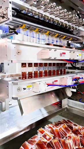 350 bags/min sauce sachet packing machine,multi lane 4 sided seal packing machine for sauce factory#multilanepackingmachine #sachetpackingmachine #saucepackingmachine #packingmachine #saucefactory