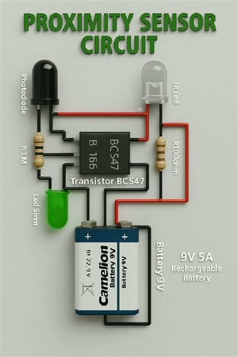 Proximity Sensor ( object detection) #trending #shorts #viralvideo #electronics #diy #experiments