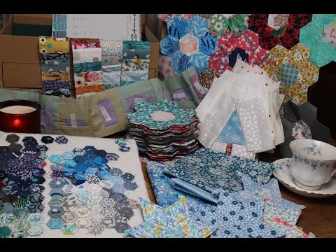 Ep 34 WIP parade 2026 including my EPP projects | Quilting and Sewing Vlog