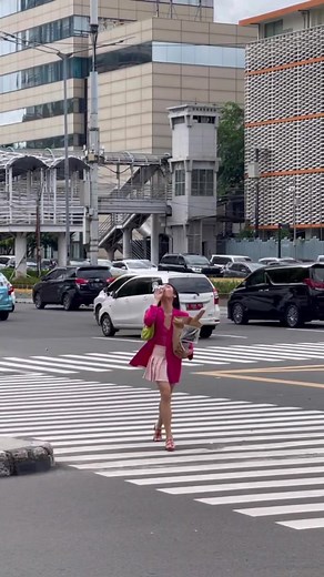 Model Runway Walk at Zebra Cross | Fashion Show on the Streets
