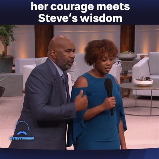 360K views · 9.2K reactions | Woman Struggling with a Stutter Gets Life Changing Advice from Steve #SteveHarvey | Steve Harvey | Facebook