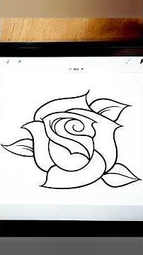 Comment dessiner une rose facilement