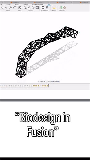 NexGenCAM on Instagram: "Nature’s been engineering lattice structures for 400 million years. Now you can design them in Fusion. TETMET’s Lattice Design Suite is a plugin that brings biomimetic design directly into your CAD workflow, no separate software, no exports, no PhD required. Start with 2D sketches on any surface. Define your node patterns. Convert to 3D parametric lattices. Optimize for strength-to-weight ratios. The plugin handles lattice complexity while Fusion handles your geometry. F