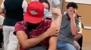 Meanwhile In Mexico: Grown Man Freaks Out While Getting His COVID-19 Vaccine!