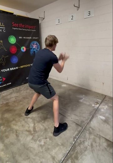 Vector® Ball - Wall Drill with Lateral Movement to Number