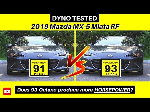 91 vs. 93 Octane??? - DYNO TESTED // ND Mazda MX-5 Miata