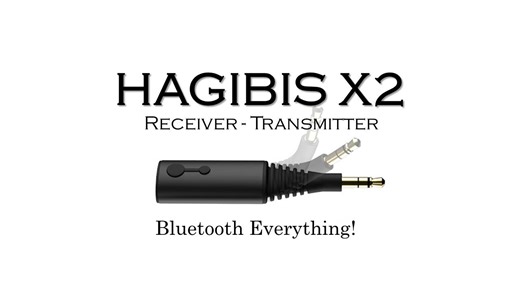 Hagibis X2 Bluetooth Transmitter for Game Consoles, Projectors and more