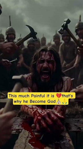 THIS MUCH PAINFUL IT IS 💔🥺 #jesuscrucifixion#crucifixo #crucifixion #jesús