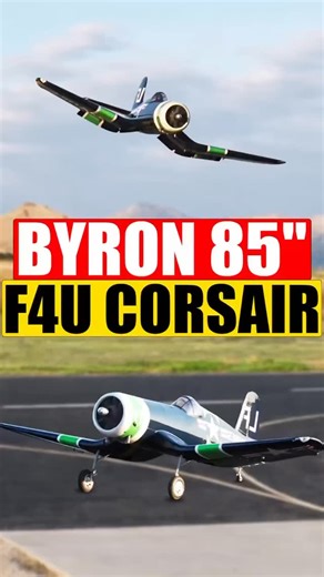 ©️ Official World Of Aviators on Instagram: "Repost : @joinrcfeed Byron Originals 85” F4U Corsair"