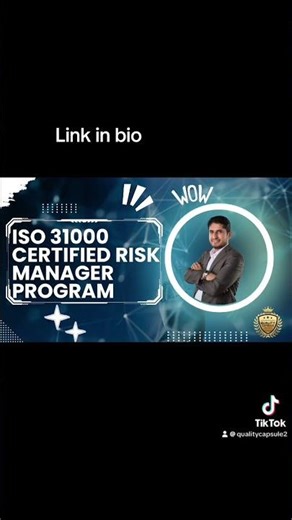 🌟 Unlock the power of risk management with our ISO 31000 Certified Risk Manager Program!