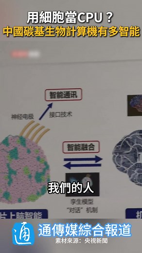83K views · 679 reactions | 【用細胞當CPU？中國碳基生物計算機有多智能】...