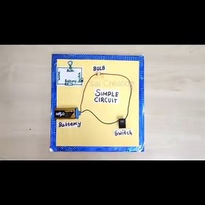 Simple electric circuit/Working school project for exhibition #SimpleCircuit #schoolprojectforexhibition #workingschoolproject #physics #scienceproject | Kansal Creation