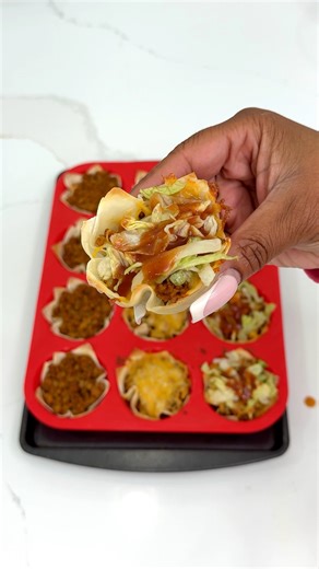 Taco Tuesday 🌮 Easy taco cups | Summer Reign Henning