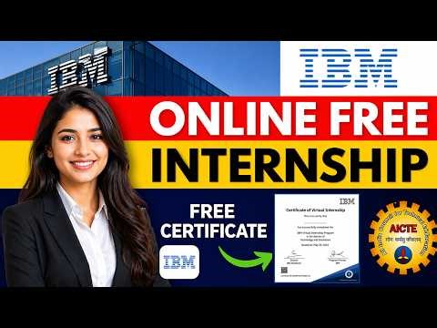 🔴 IBM Free Internship 2026 | Work From Home 💻 | Online Internship for Students 🚀