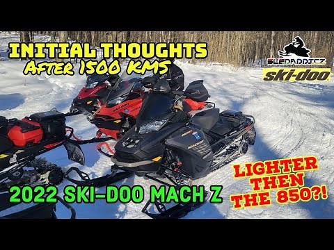 Initial Thoughts | 2022 Ski-Doo Mach Z 900 TurboR | 1500 KMs | Handling, Power, Smart Shox & More!