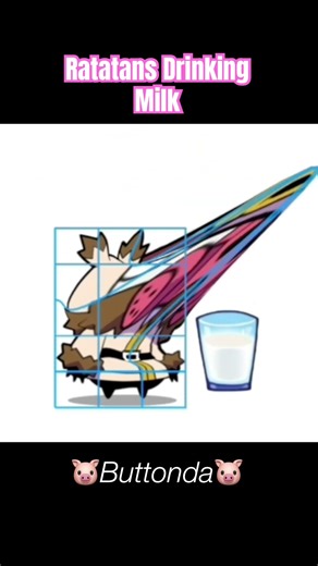 Ratatans Drinking Milk - Buttonda #ratatan #meme #shitposting