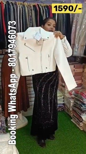 19K views · 112 reactions | Make a striking statement with our white crop leather jacket!  Perfectly crafted for a chic and edgy look, this jacket is your ultimate go-to for a stylish winter wardrobe. Sleek, trendy, and versatile—grab yours now and slay every outfit! ❄️ #fashion #winter #style #video #dress | MODE India | Facebook