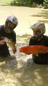 Fishing With My BARE HANDS!